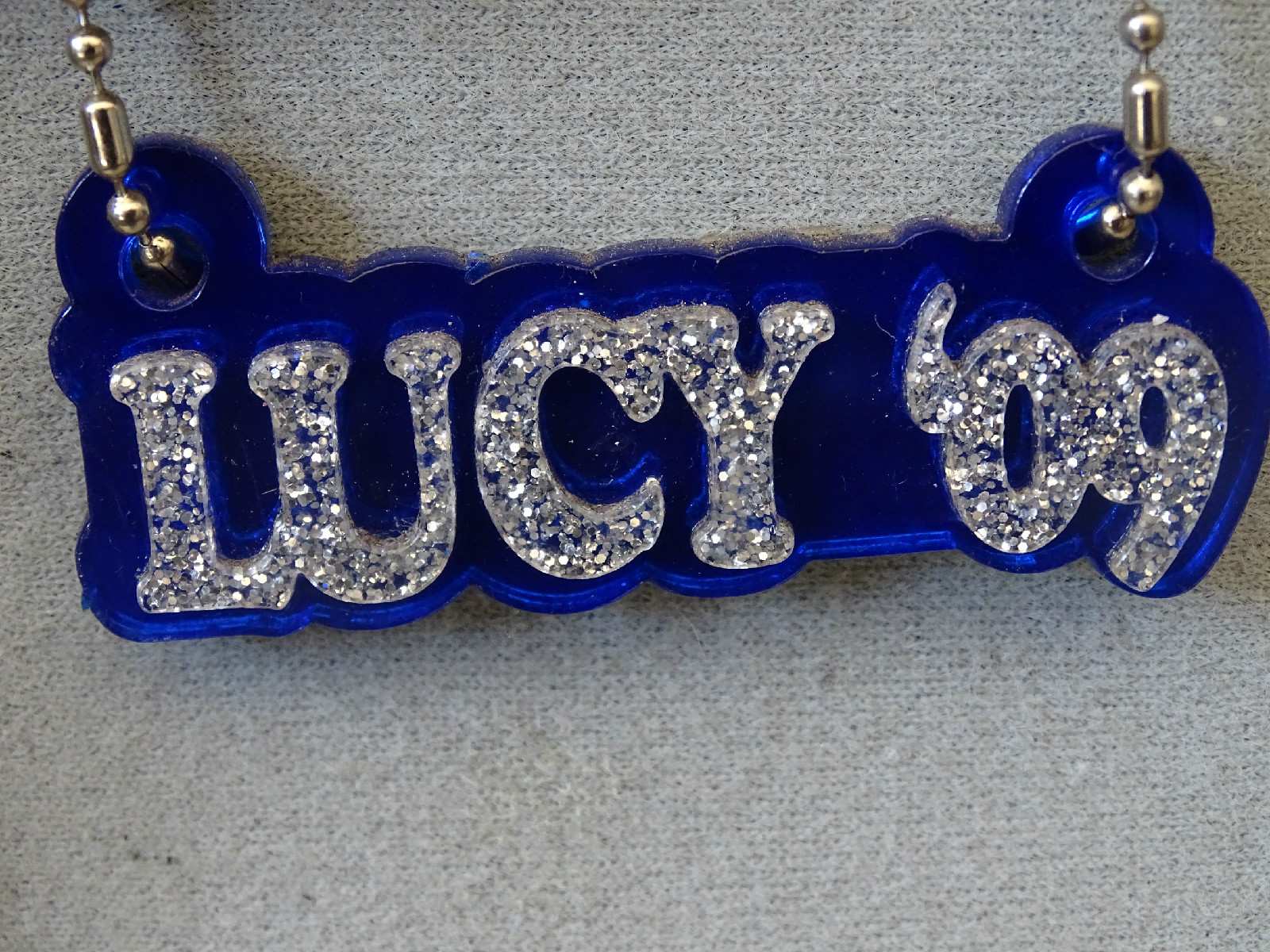 Personalized Name Necklace Custom Name Plate Acrylic Mirror Name Necklace Laser