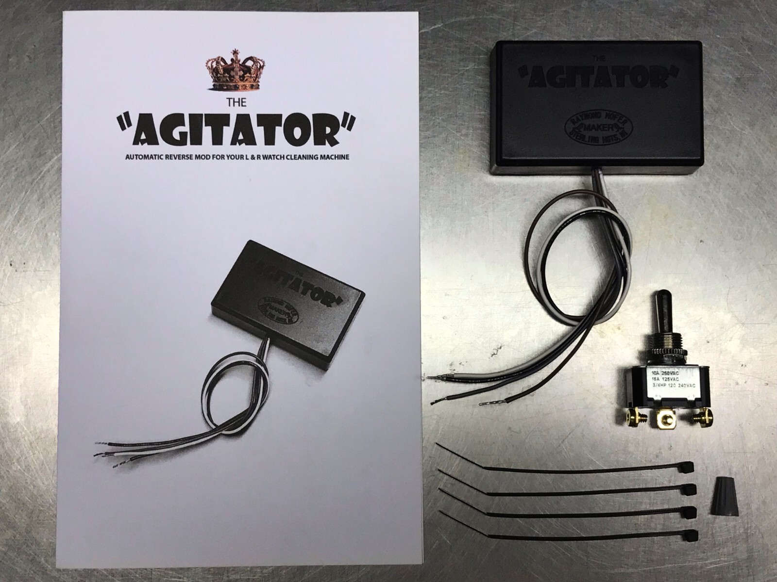 The Agitator – Automatic Reverse Mod For Your L&R Master Watch Cleaning Machine