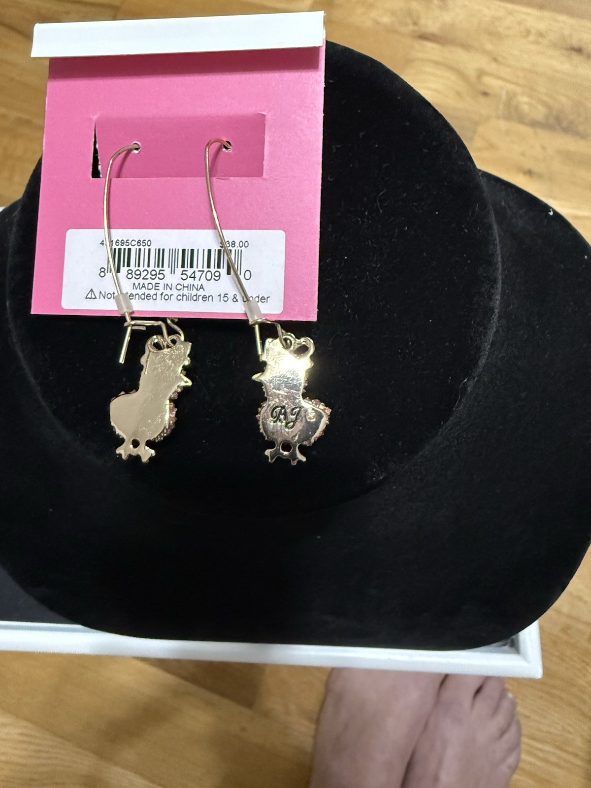 Betsey Johnson Xox 💋~Spring Chick ~Dangle-Drop~Earrings🐣🐥