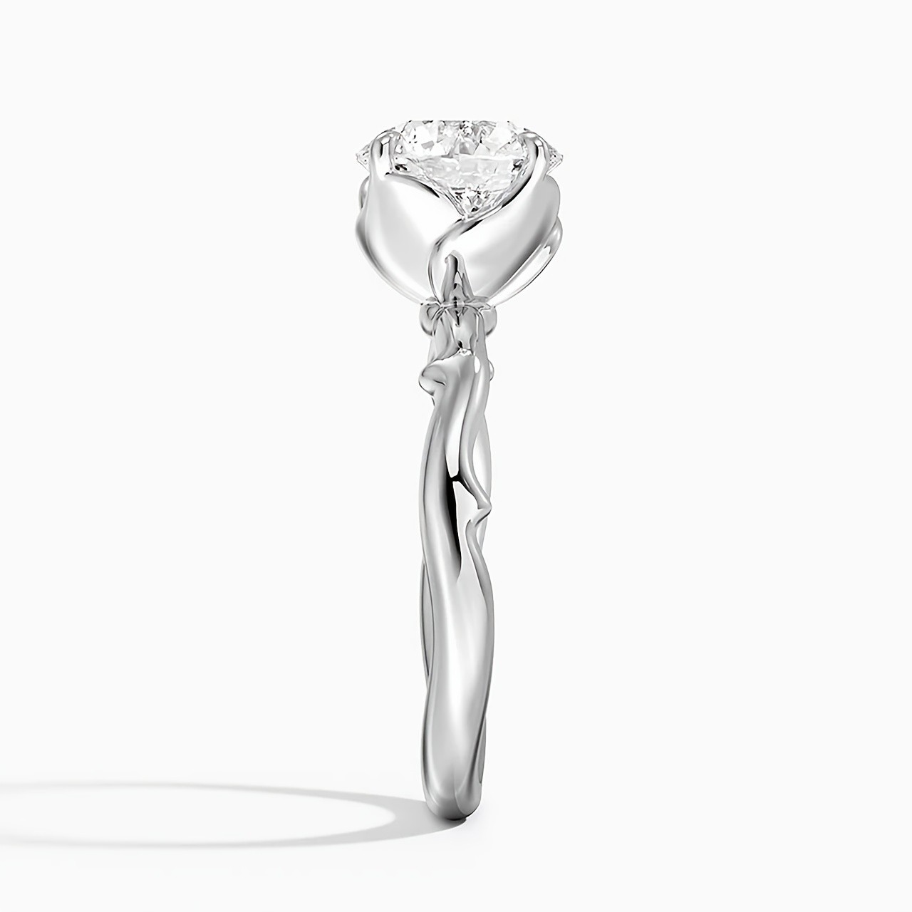 925 Silver Moissanite Solitaire Ring Size 6 7 8 9 For Engagement Gift