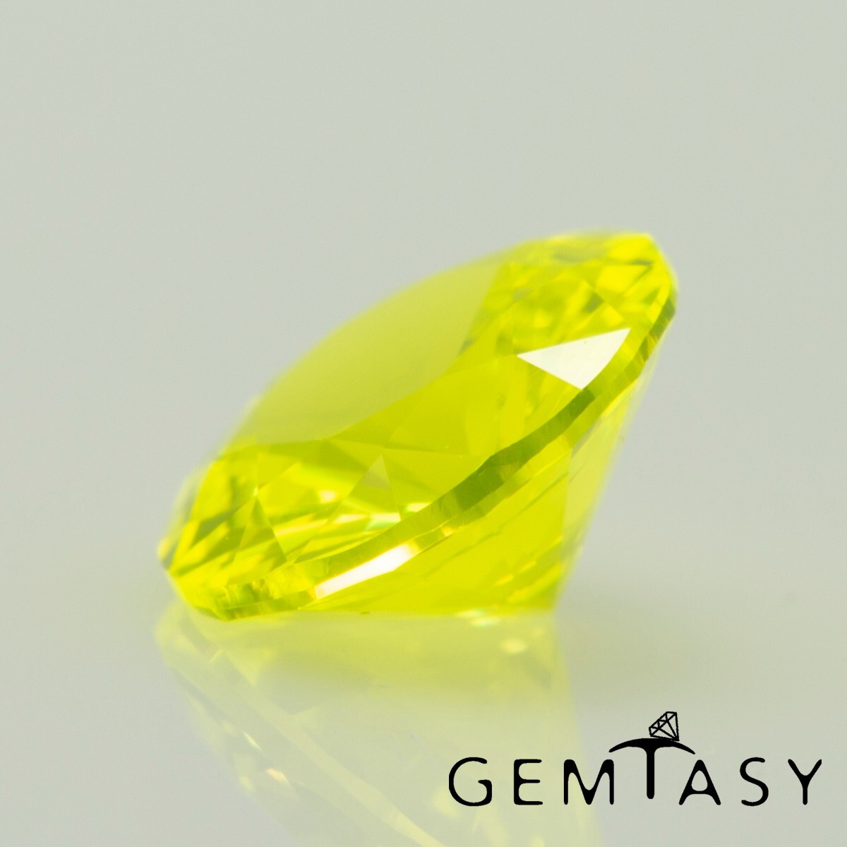 Cut stone – YAG Neon Czochralski (Pulled) lab grown, facet Round 6mm 1.01-1.18ct