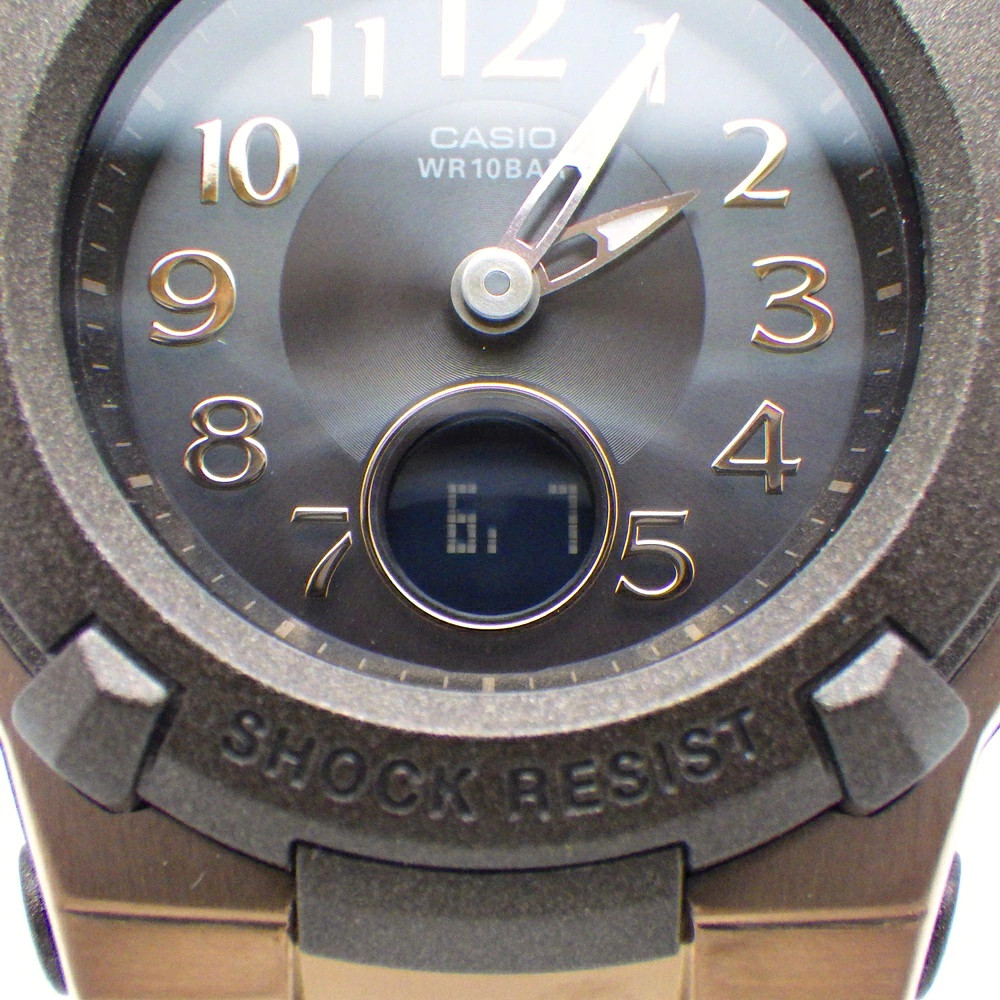 CASIO BABY G BGA 1100DC 5AJF Baby G Solar Radio Analog Digital Ladies Watch Brow