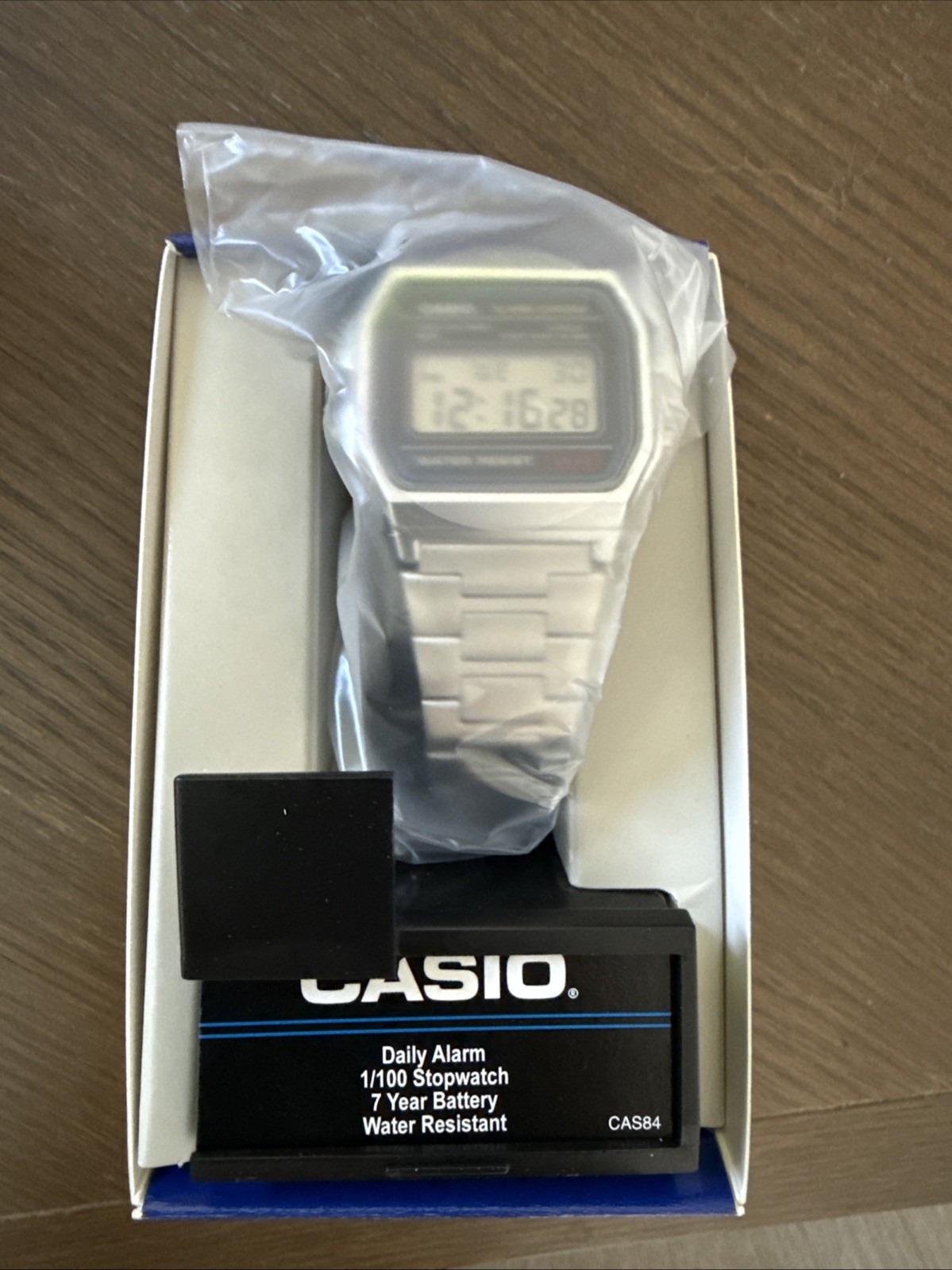 Casio Men’s A158WA-1DF Stainless Steel Digital Watch