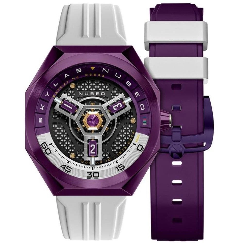 Nubeo Skylab Watch Automatic Limited Edition Purple