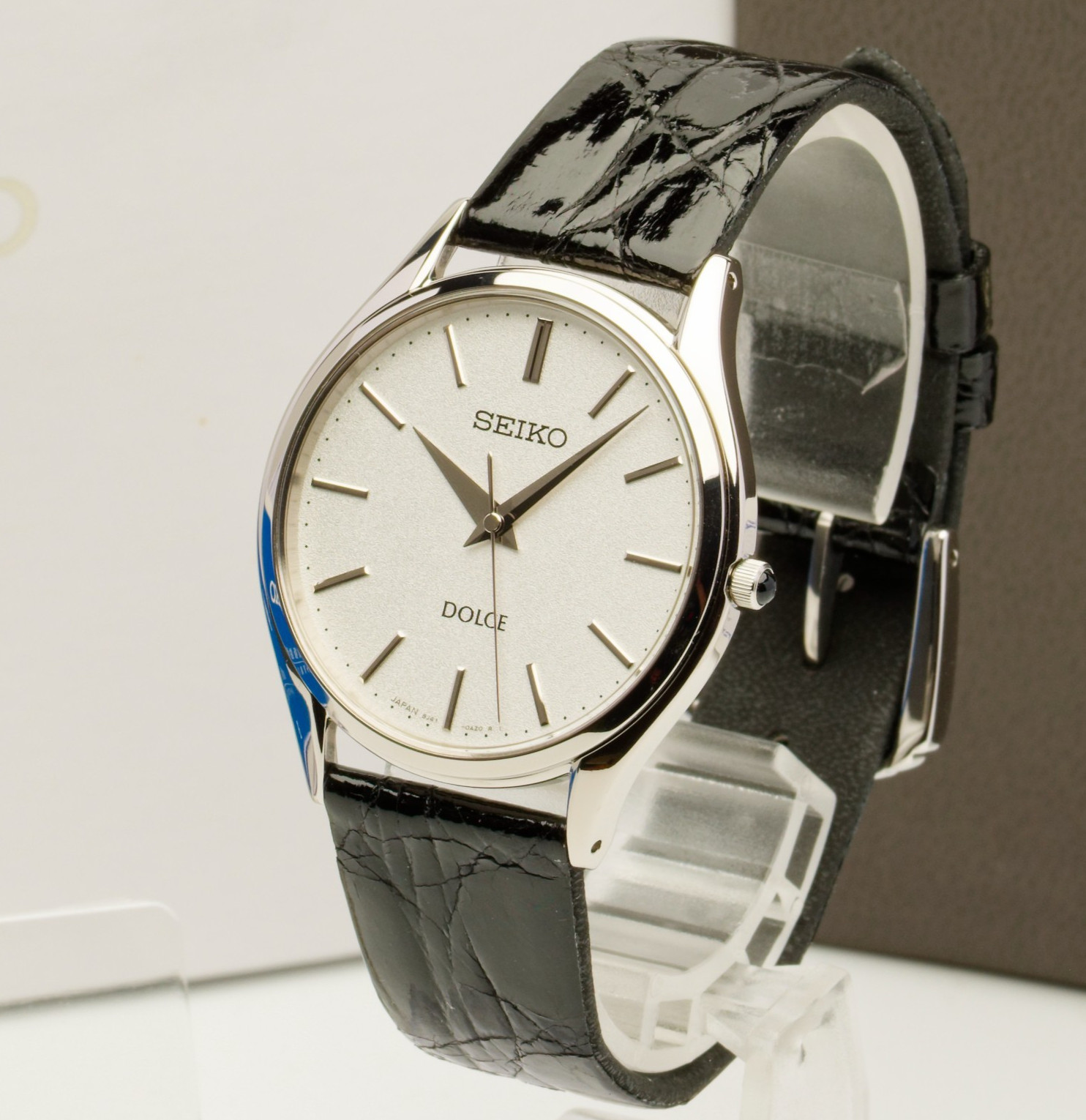 [NOS w/ BOX & PAPER] SEIKO Dolce 8J41-0AJ1 SACM171 32mm White Quartz Men’s Watch