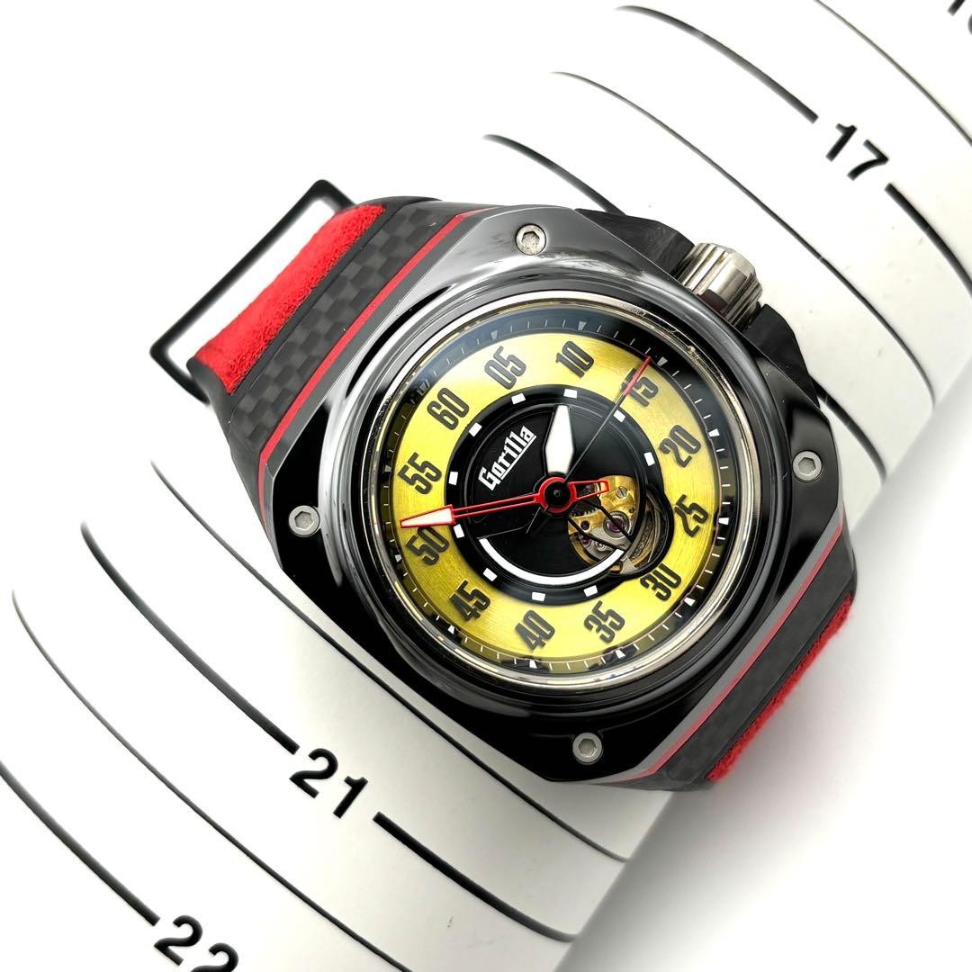 Gorilla Fastback Modena GT FBY21 Black Automatic Watch Japan 0713867