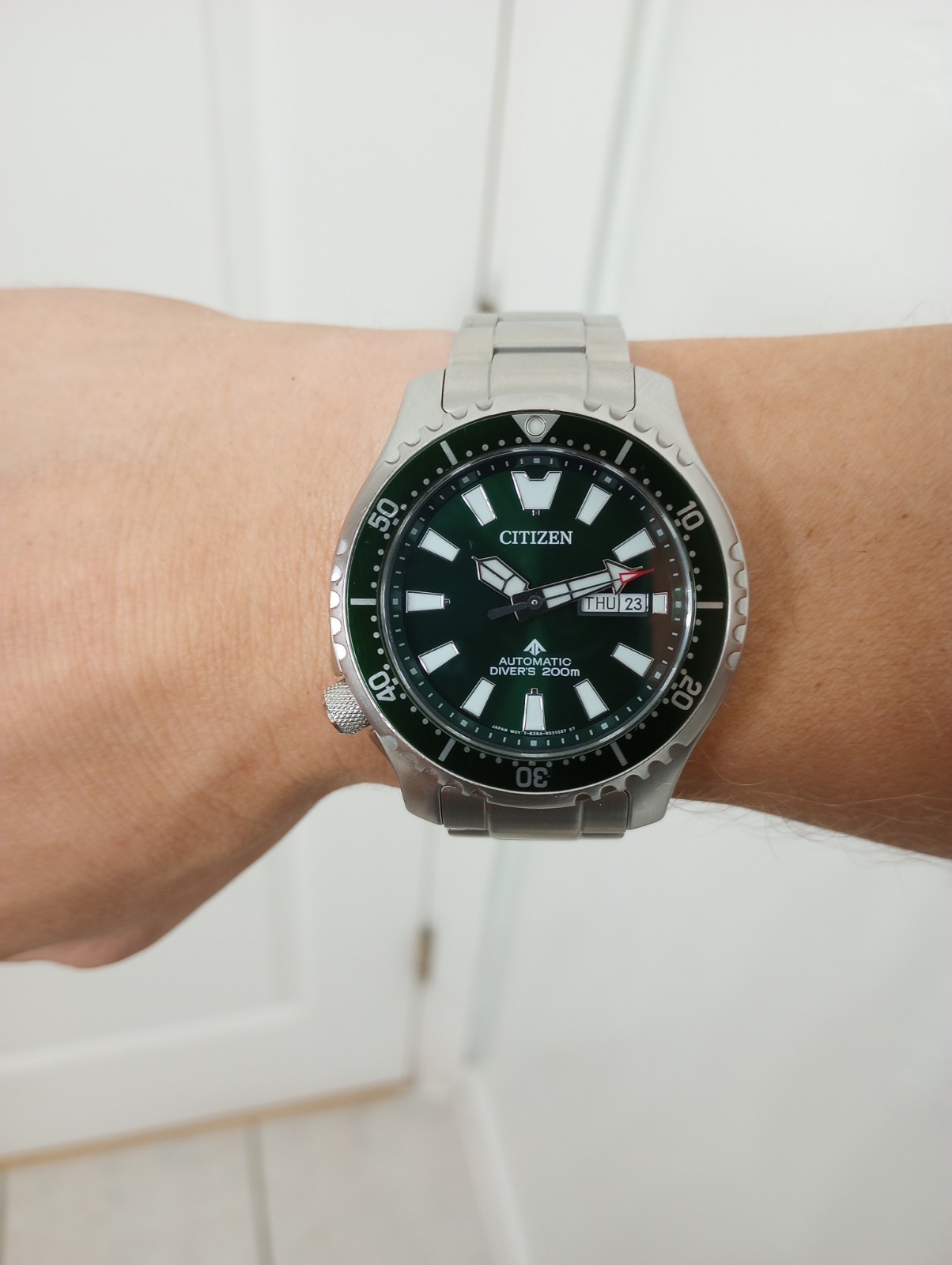 Citizen 0151-59x Professional 200m Dive Watch Automatic Green Dial