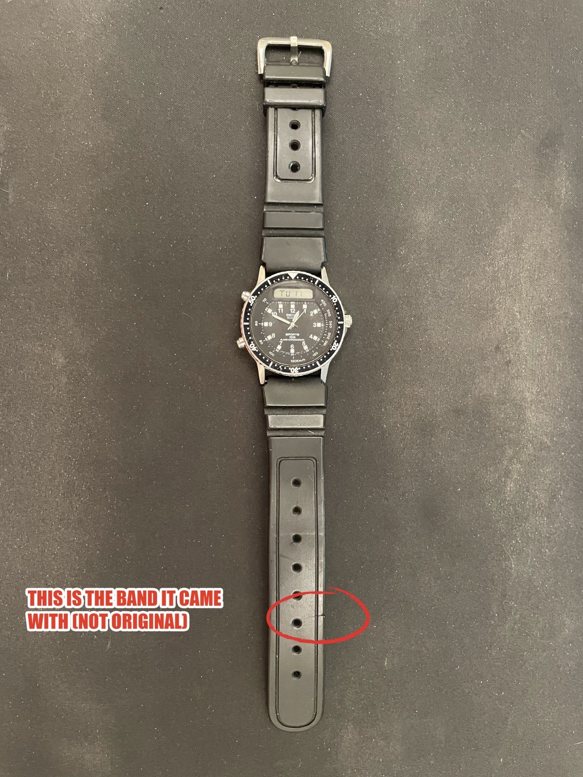 Seiko H556-5029 Analog/Digital “Pre-Arnie” with new NATO strap