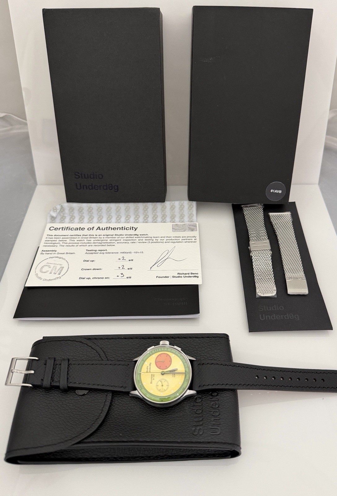 Studio Underd0g Av0cado Limited Edition Watch Underdog Avocado w/ Bracelet