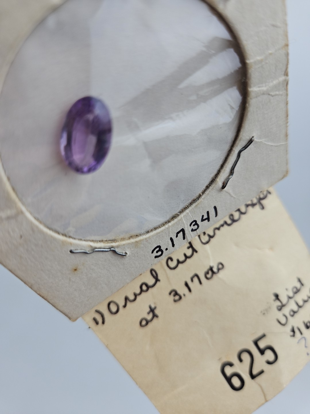 3.17ct 11x5mm Oval Amethyst