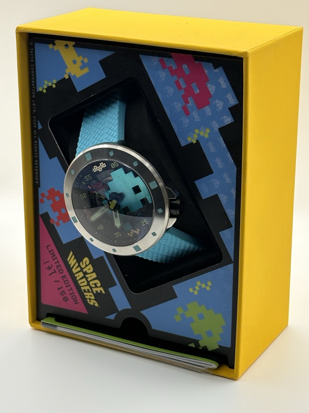 Nubeo Cassini Space Invaders Automatic LE#137 50mm Box & Papers
