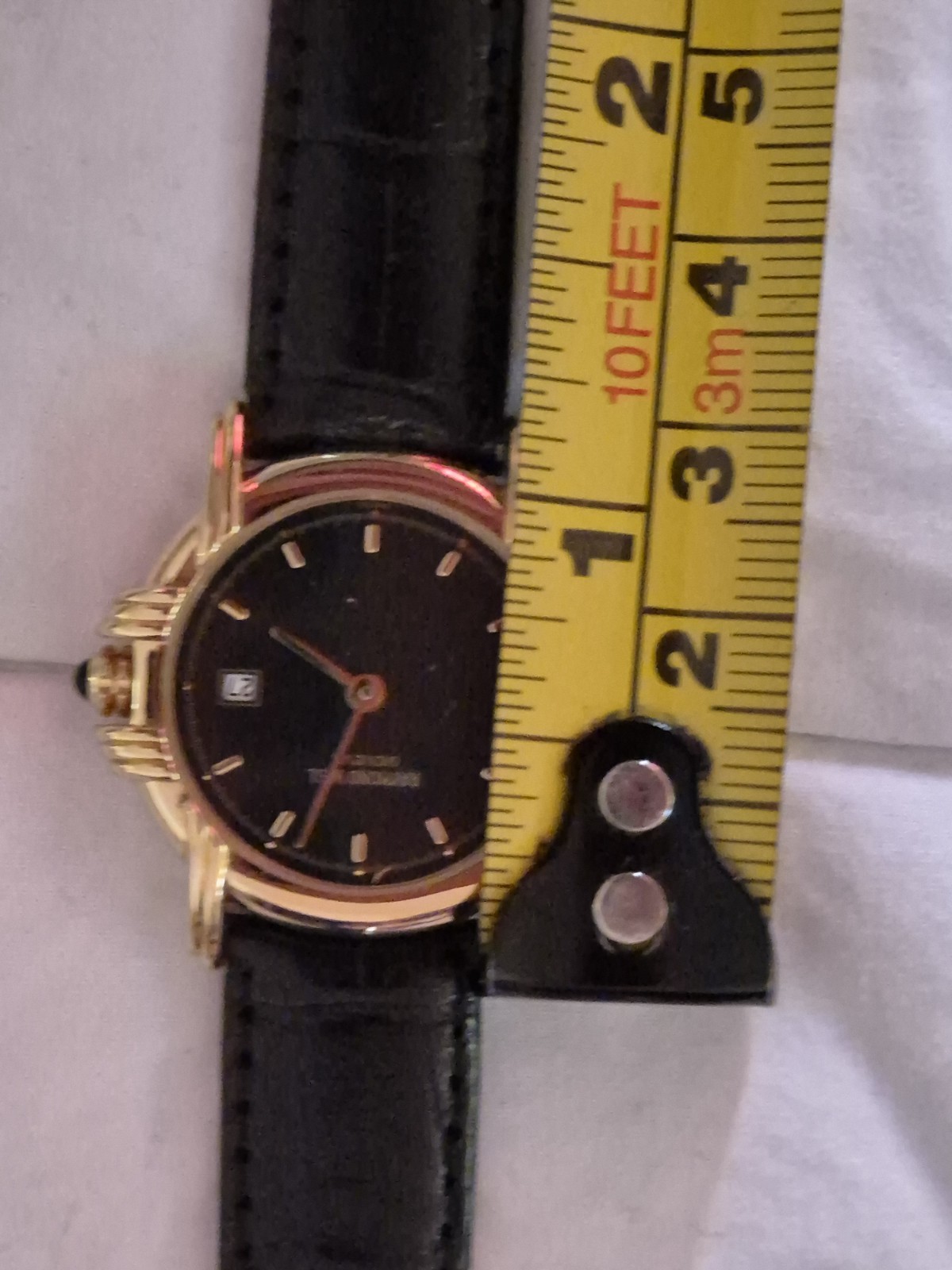 Raymond Weil Ladies Leather Strap Watch Vintage 9955 Working