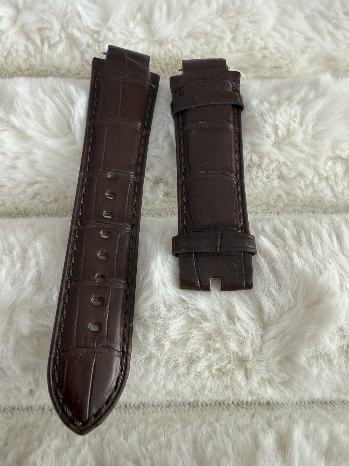 Alligator Strap For The Renato Martin Braun Moon Watch – Brown