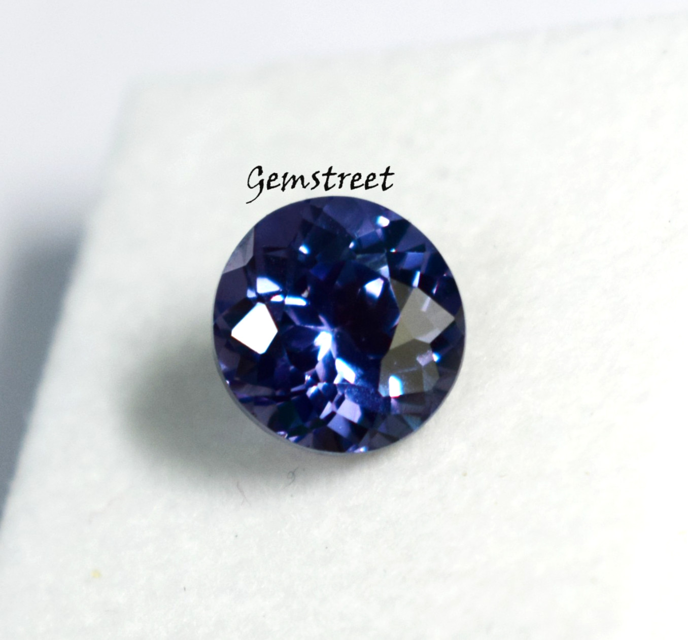 2.50 Ct Russian Color Change Alexandrite Round Cut Certified Natural Gemstone