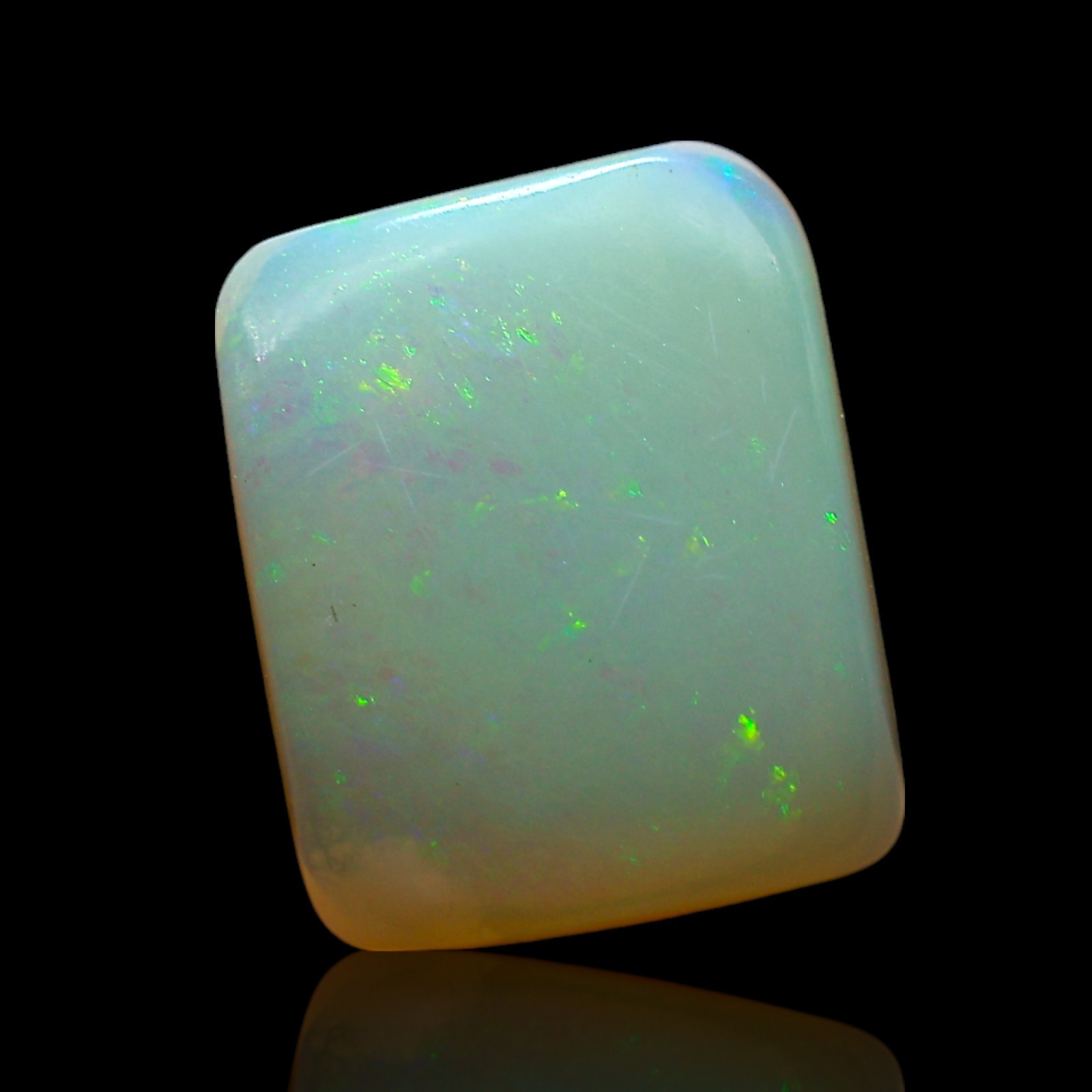 2.00 Cts Natural Fire Opal Gemstone Bracelet Making Square Cabochon 11x9x3 mm