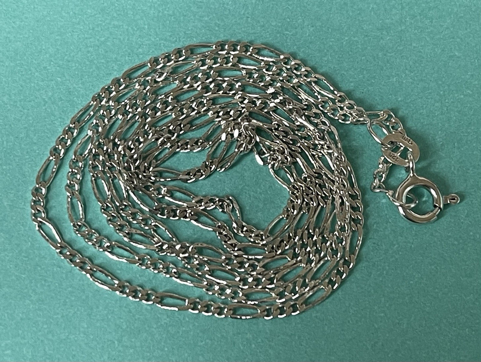 24” 1.8mm Sterling Silver .925 Figuro Chain Necklace 3.8 Grams