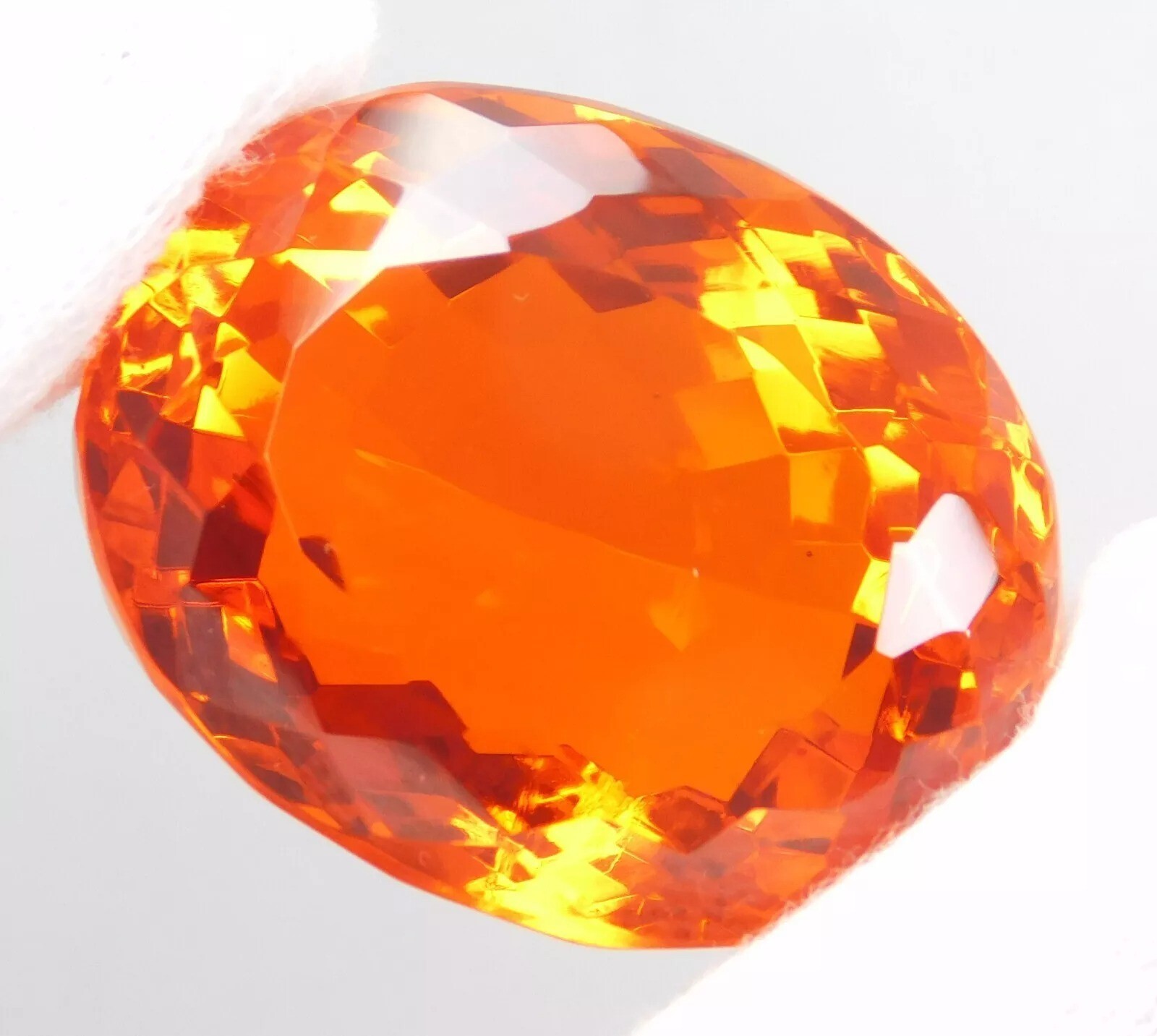 AAA Quality 99.20 Ct Natural Mexican Fire Opal Oval “Certified” Top Gemstone