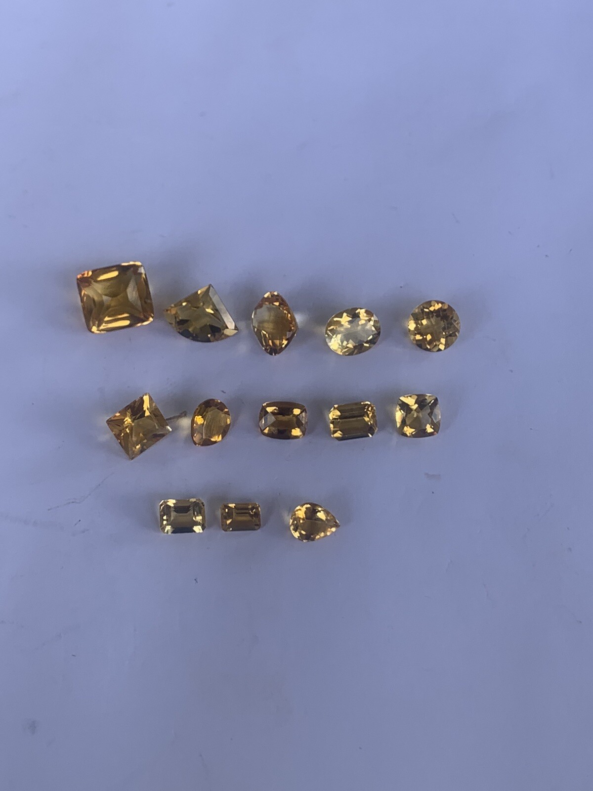 Best Priced Polished Natural Citrine Gemstones -13pcs 45.07ct, Final Sale!!!