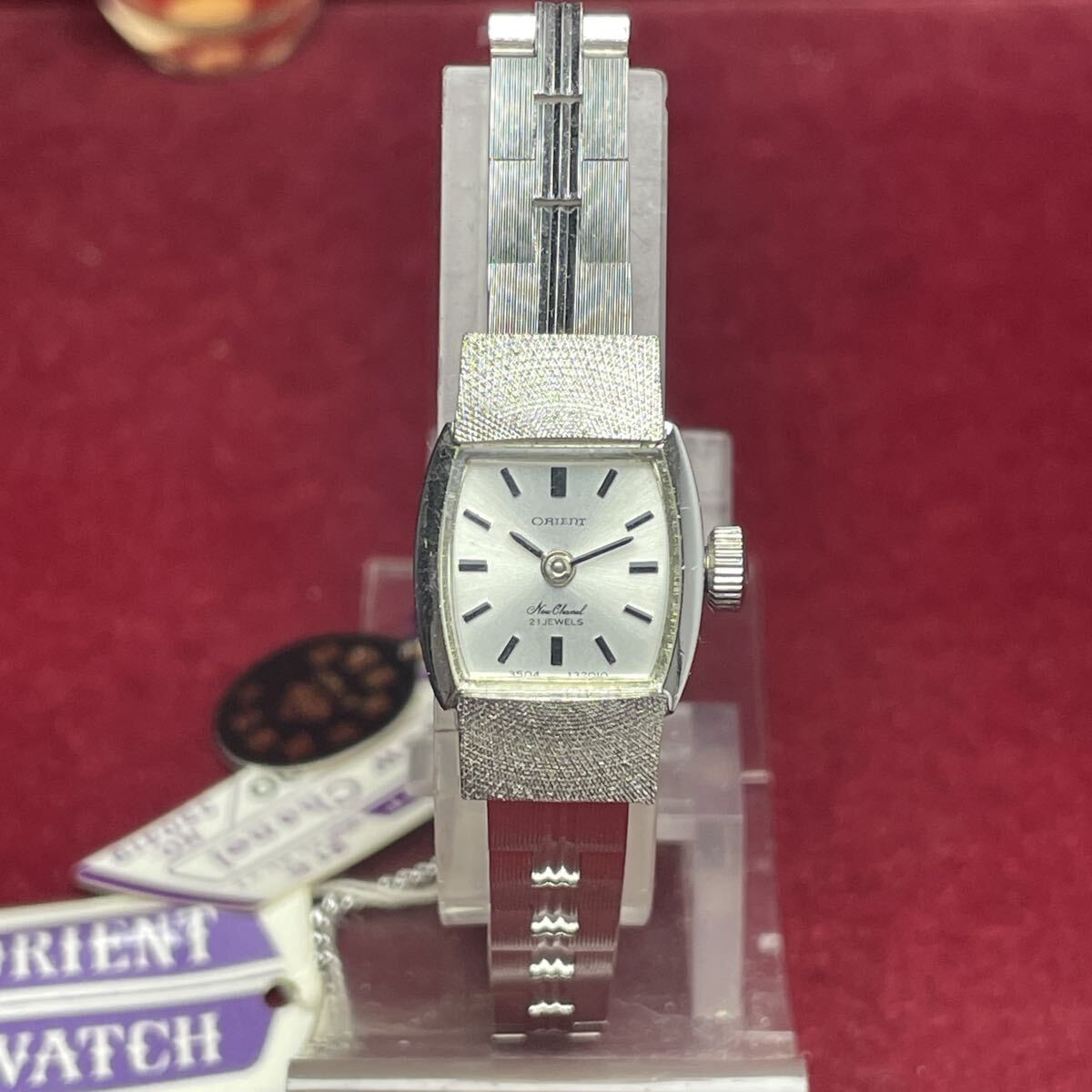 Good Condition ORIENT New Chanel 21 Jewels Hand Wound Vintage Antique Operationa