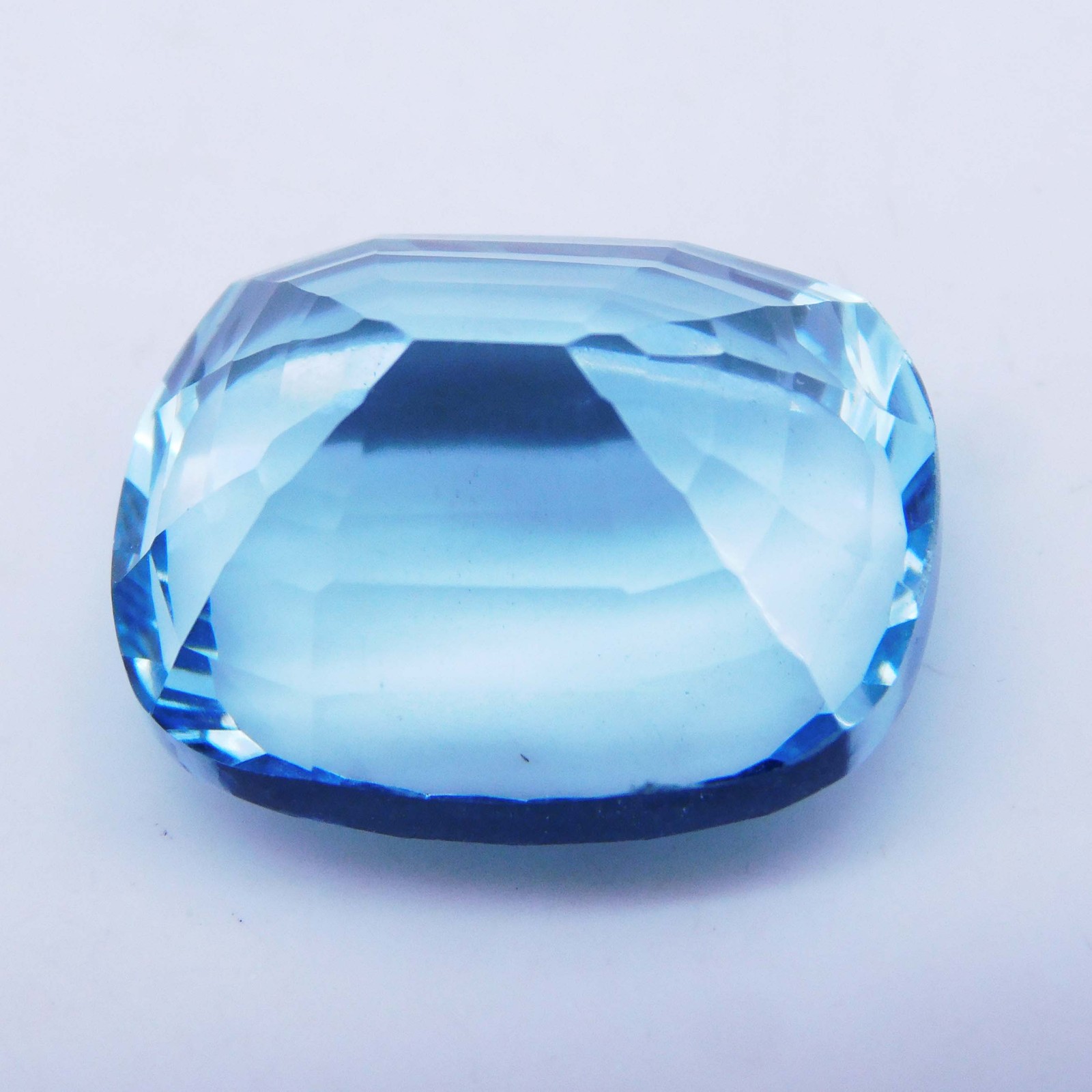 Sea of Blue 22.65 Ct Natural Certified Aquamarine Concave Cut Statement Gem