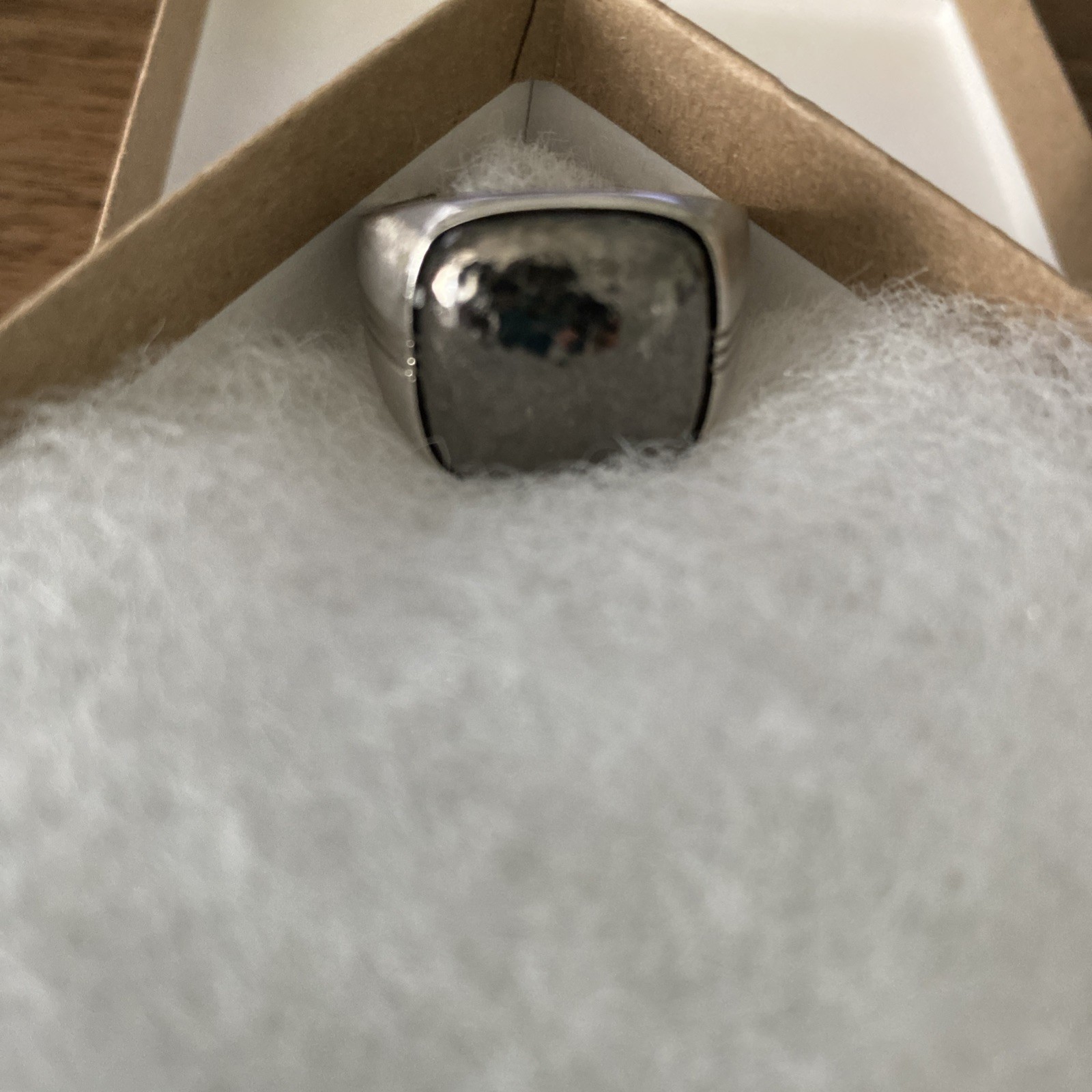 NEW TACORI Legend Signet Ring Stamped TACORI & 925 Men’s 9-9 1/2