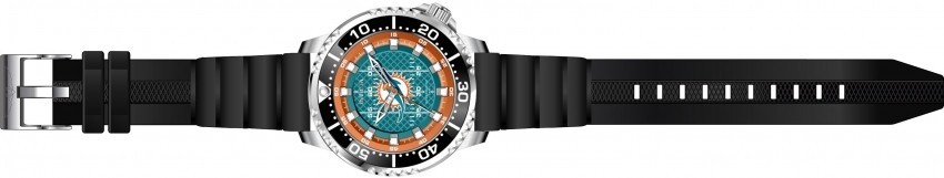 NEW INVICTA 48102 NFL MIAMI DOLPHINS STEEL SILICONE SPORTS WATCH QUARTZ 48MM C