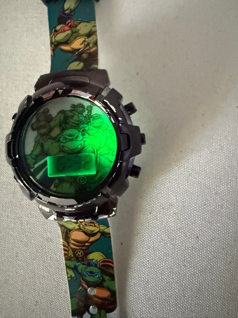 Nickelodeon teenage mutant ninja turtles flashing lcd watch Kids Boys