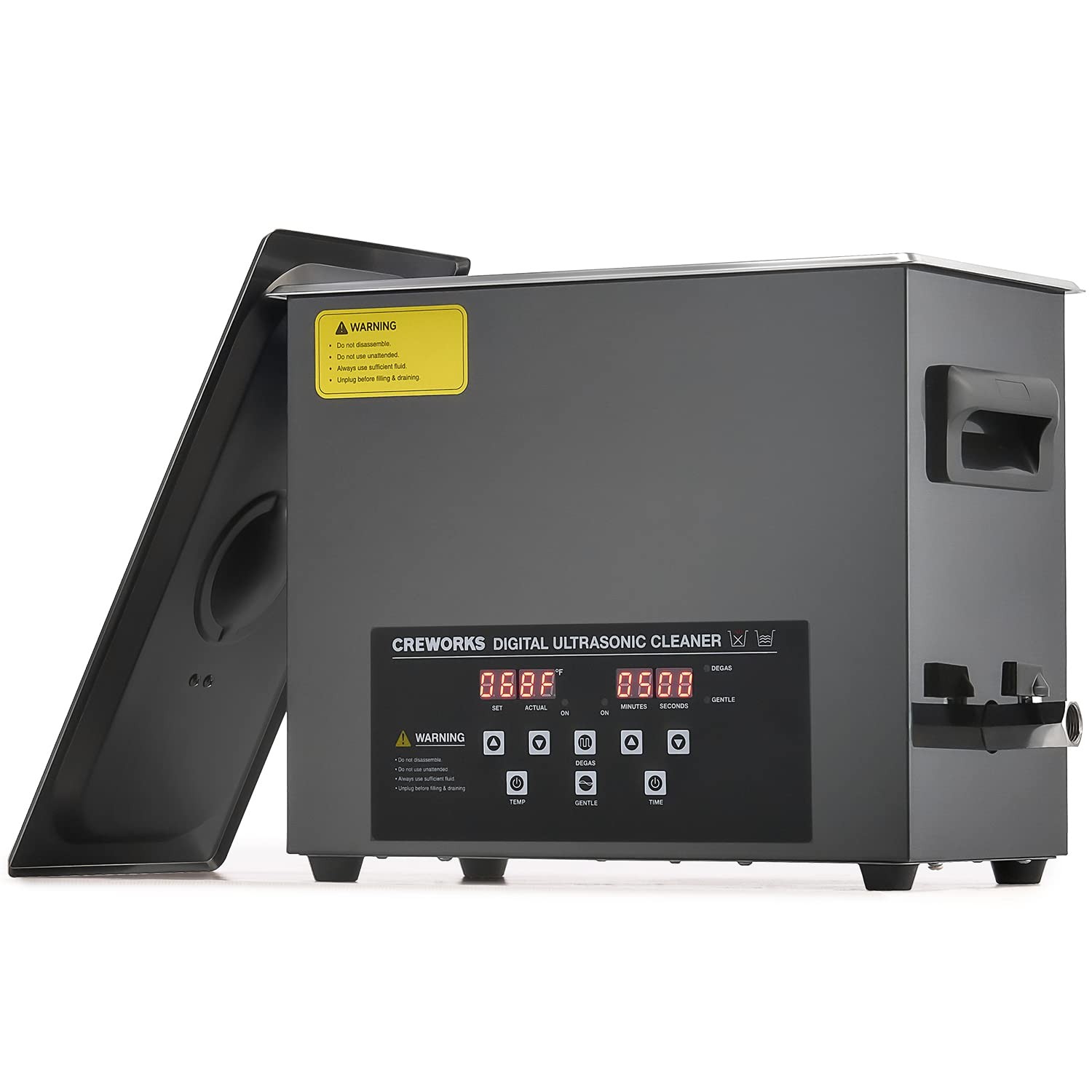 6L Digital Ultrasonic Cleaning Machine with Degas and Gentle Mode, 180W Ultra…