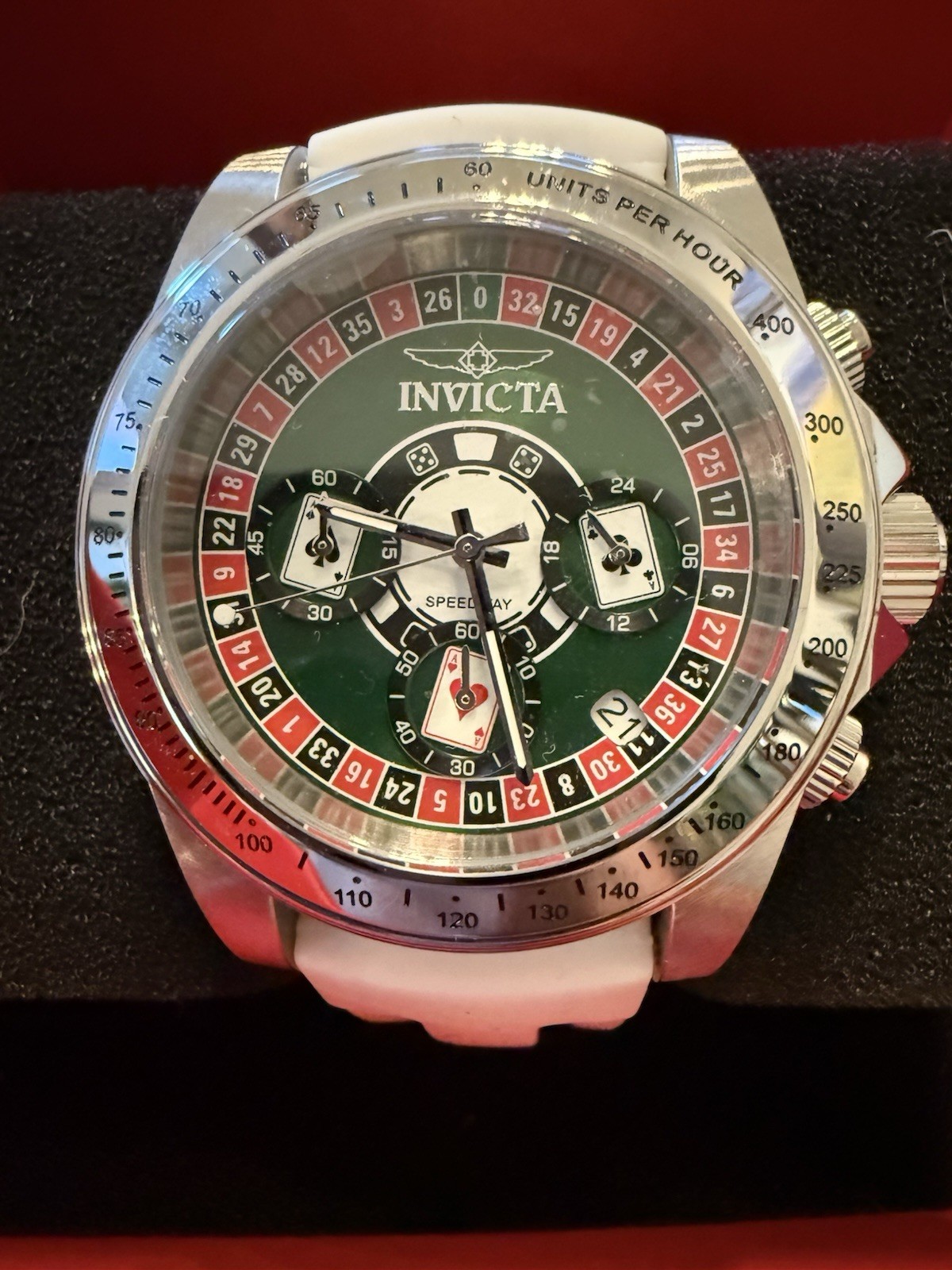 Invicta Speedway Montecarlo Men’s Watch – 39.5mm White (50493)