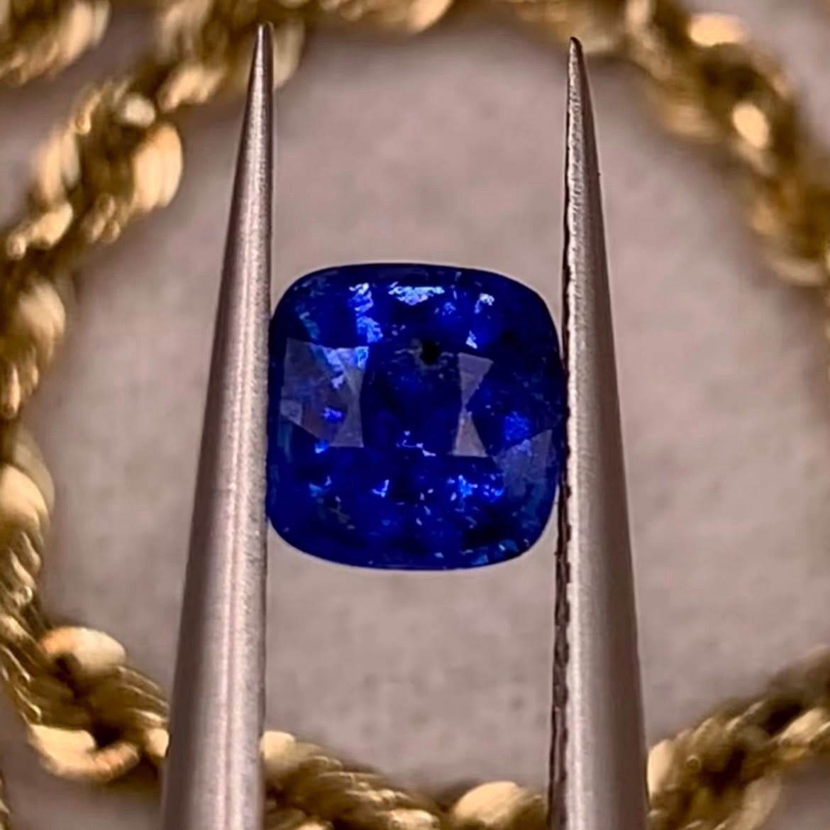GFCO Certified 1.06Ct Natural Rare Stunning Royal Blue Sapphire From Sri Lanka