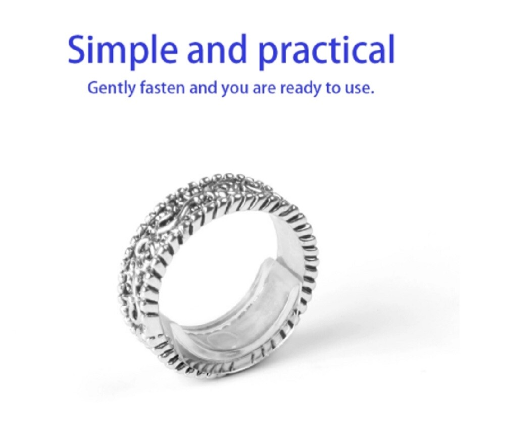 8 Pcs Invisible Ring Adjuster-Assorted Sizes Ring Size Reducer Spacer Ring Guard
