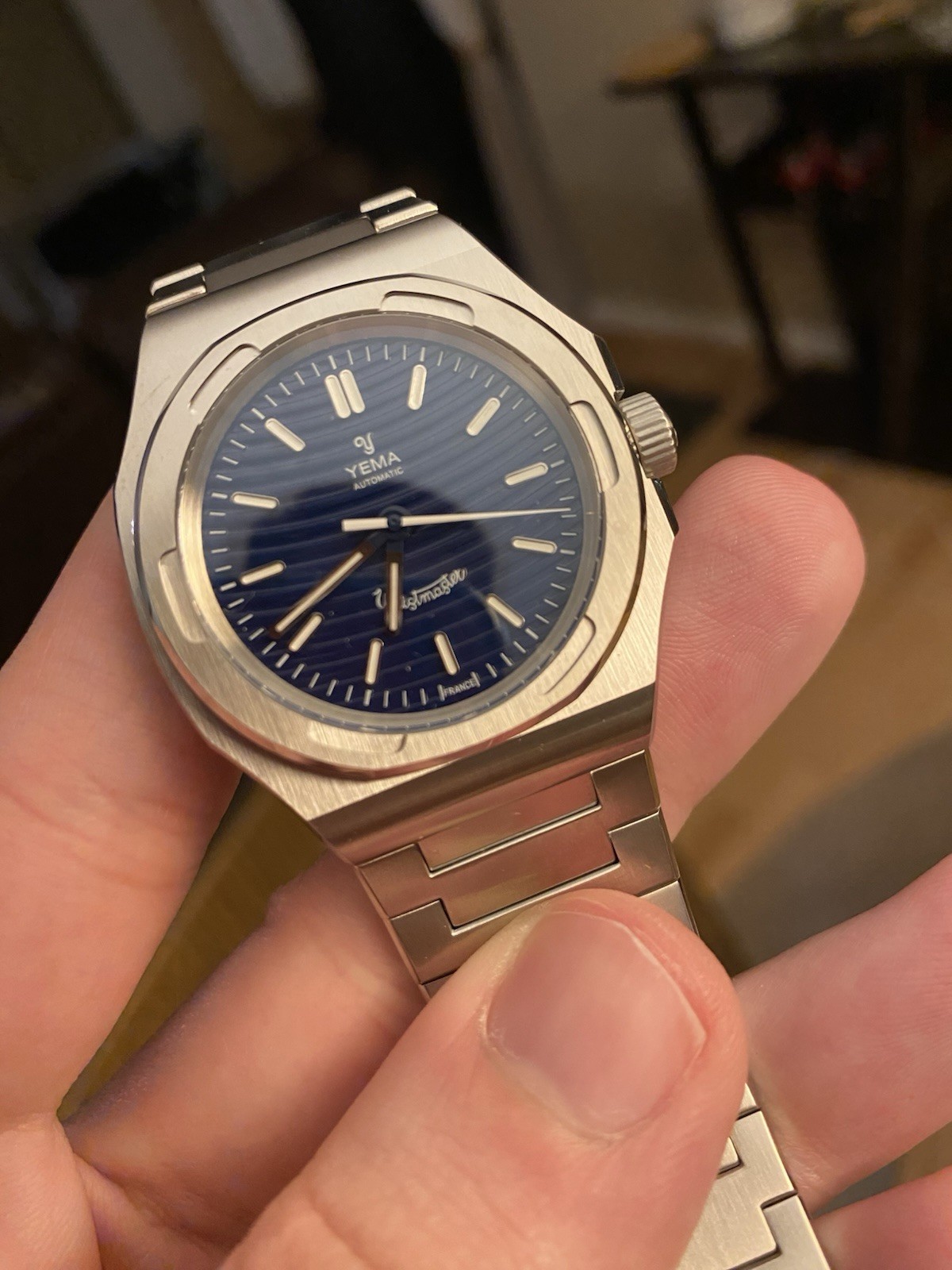 YEMA Wristmaster Micro-Rotor | Limited Edition | Ultra-Thin Integrated Bracelet