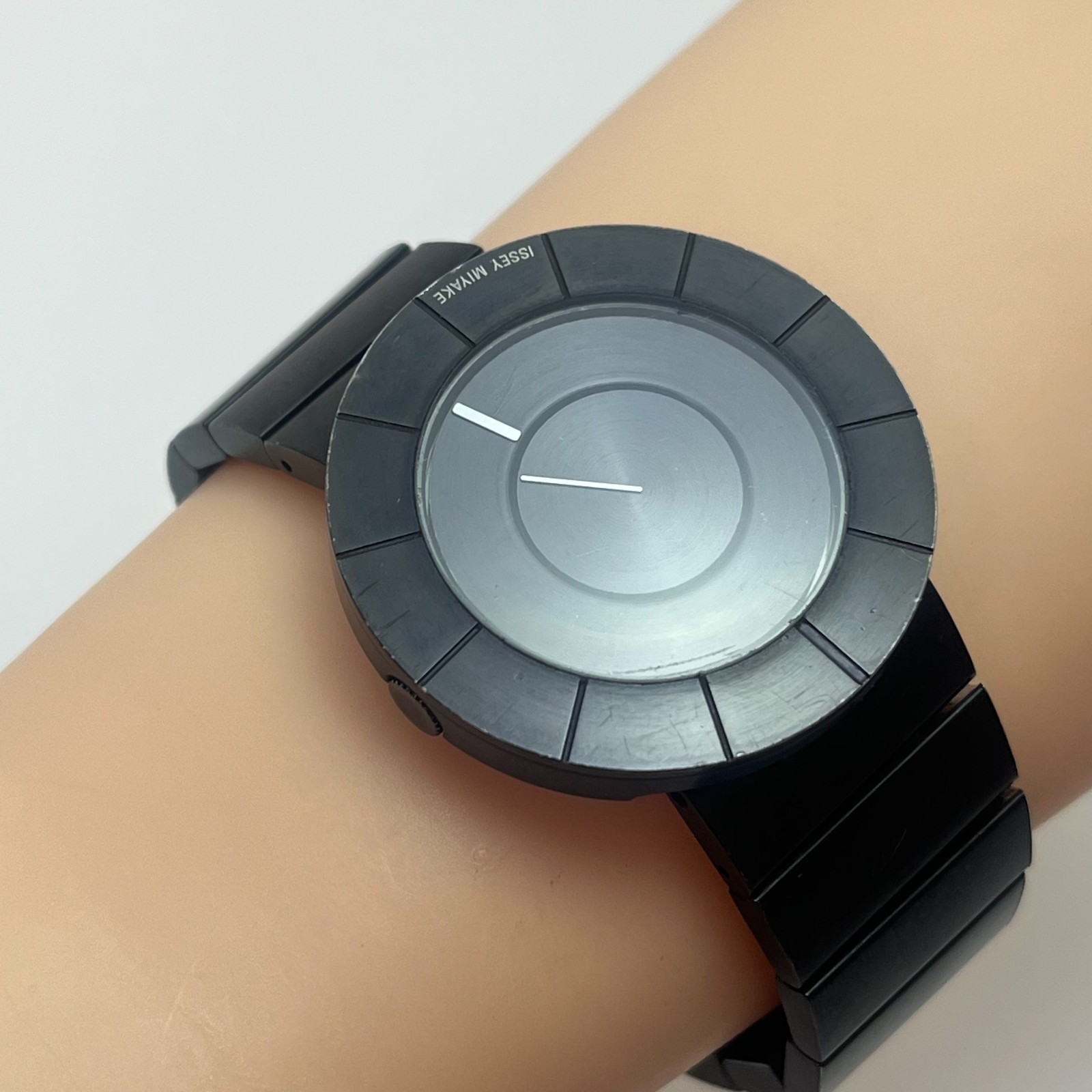 SEIKO ISSEY MIYAKE Qz Watch “TO” by Yoshioka Tokujin Black SILAN002 JAPAN #311B