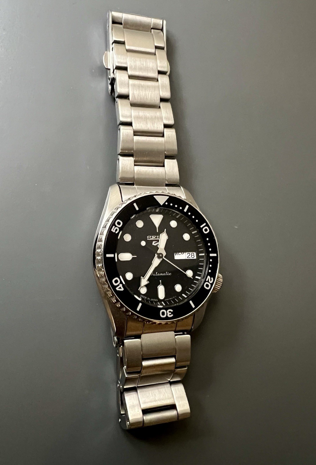 Seiko 5 Sports Men’s Black Watch – SRPK29