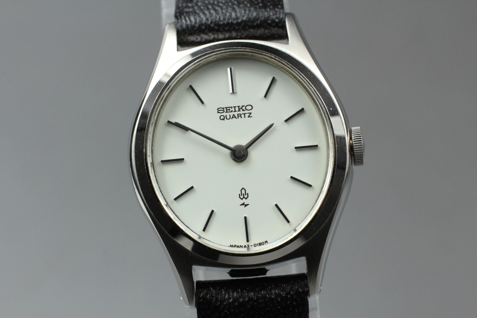 Vtg 1977 N MINT Seiko Belfina 43-7030 Quartz Oval Steel Womens Watch From JAPAN