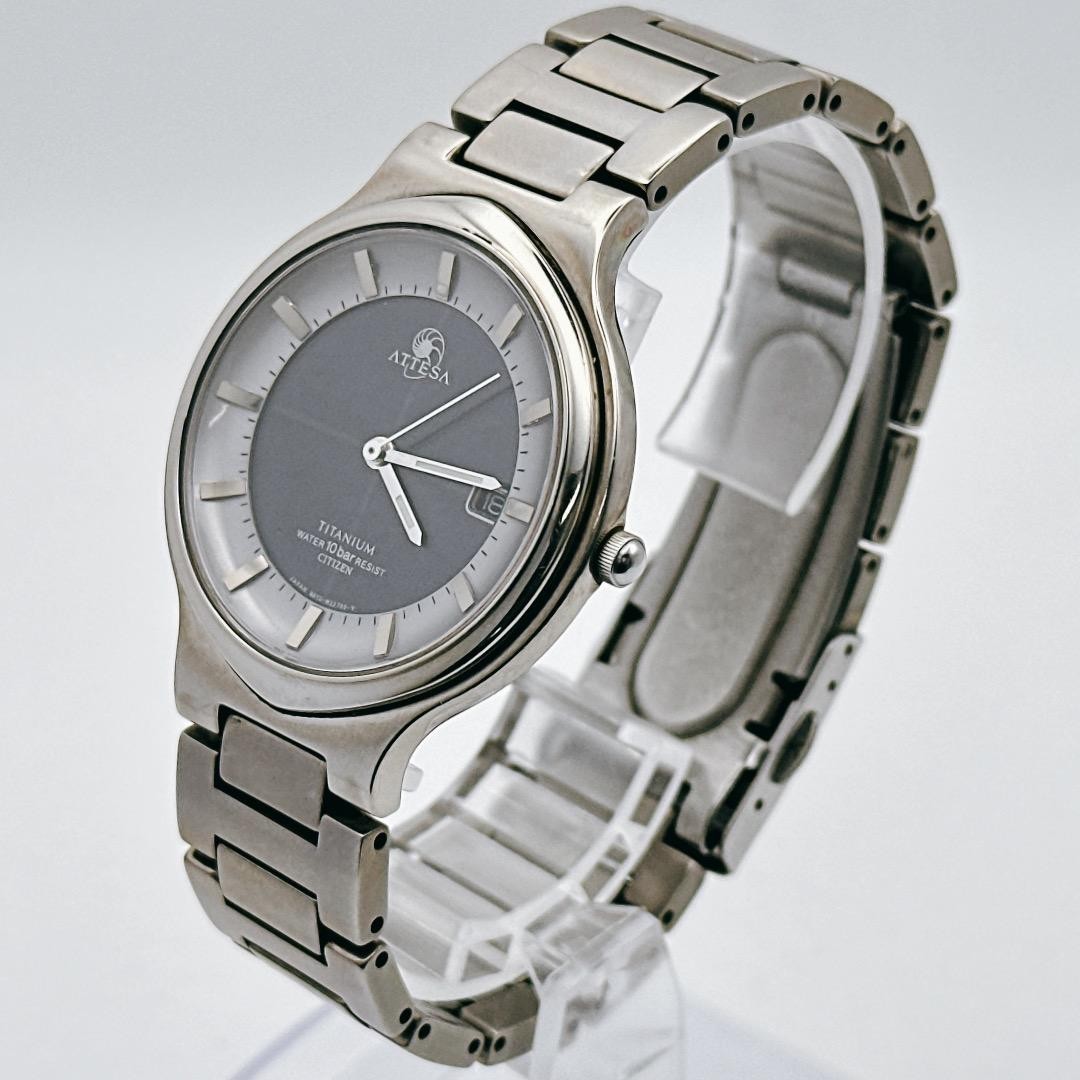 Excellent, fully functional:Citizen Eco-Drive ATTESA Titanium Lightwe From Japan