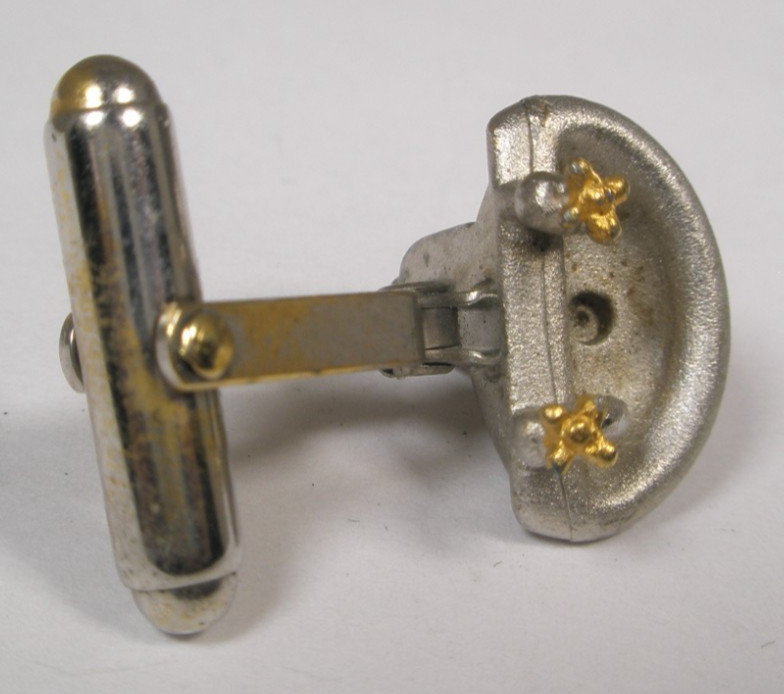 Miniature Sink Basin Fixture SINGLE Vintage Cuff Link replace lost/broken zr41