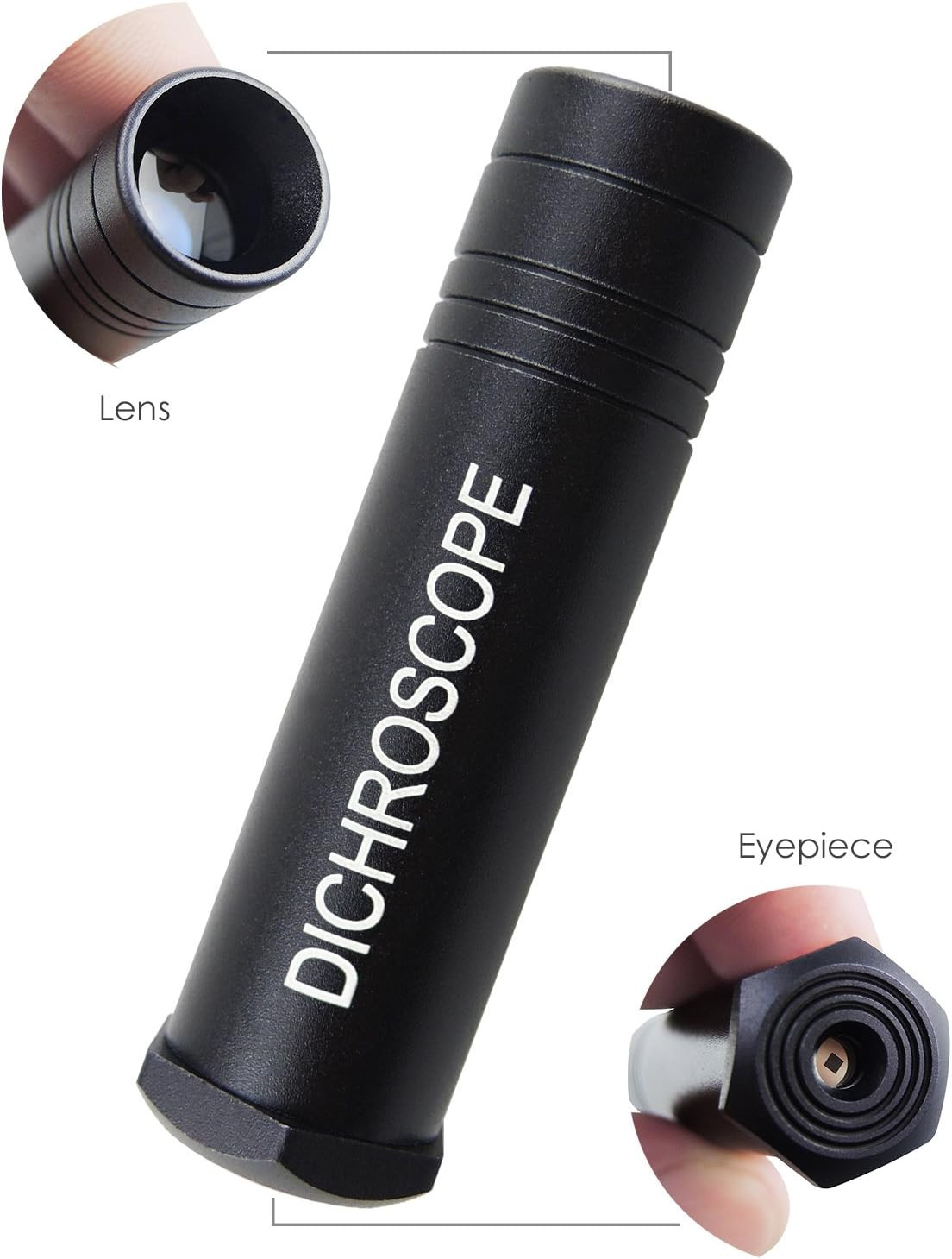 Handheld Heavy Duty Calcite Dichroscope, Trichoic Gem & Gemstones Gemological Te