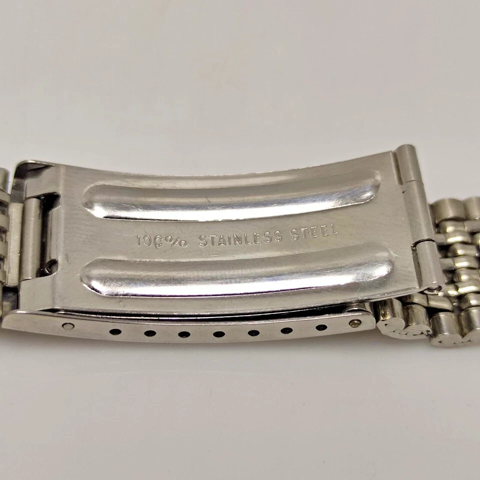 16 MM to 22 MM Beads of Rice Stainless Steel Watch Bracelet – Adjustable Endlink