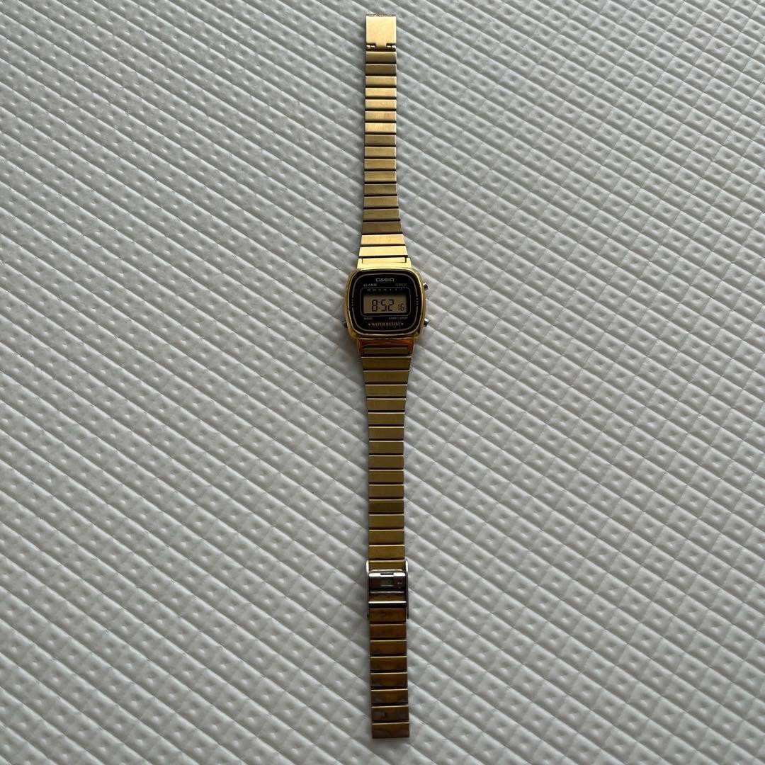 CASIO Digital Watch Gold LA670W