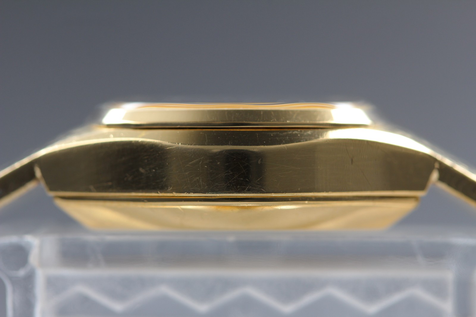 Vtg 1977 N MINT Seiko Bracelet 43-3120 Quartz Gold Hexagon Womens Watch JAPAN