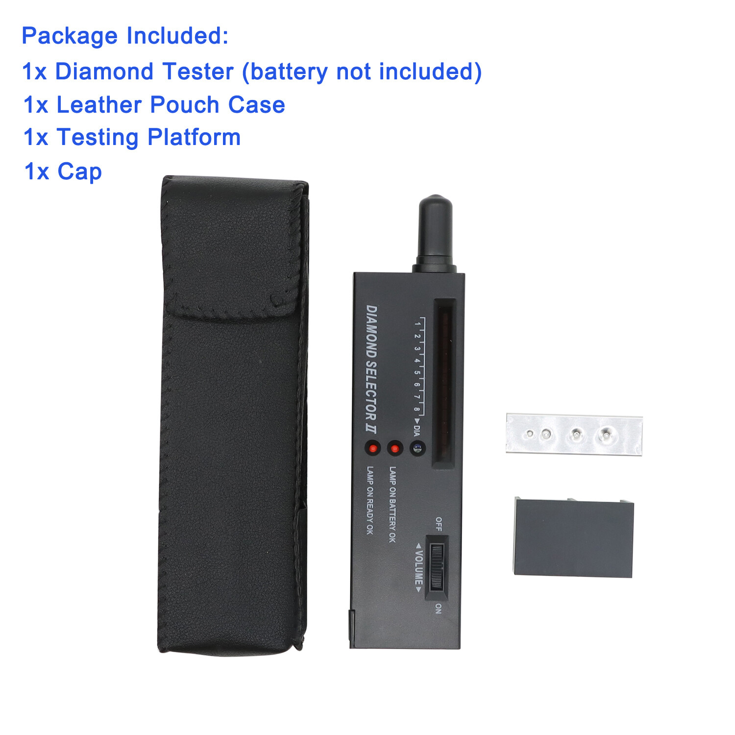 Diamond Selector II Tester & Moissanite Tester Gemstone Jewelry Tool Set w/cases