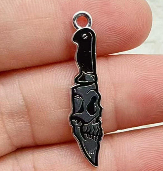 40pcs Halloween cute Metal Charm DIY earrings Pendant Necklace Jewelry Making