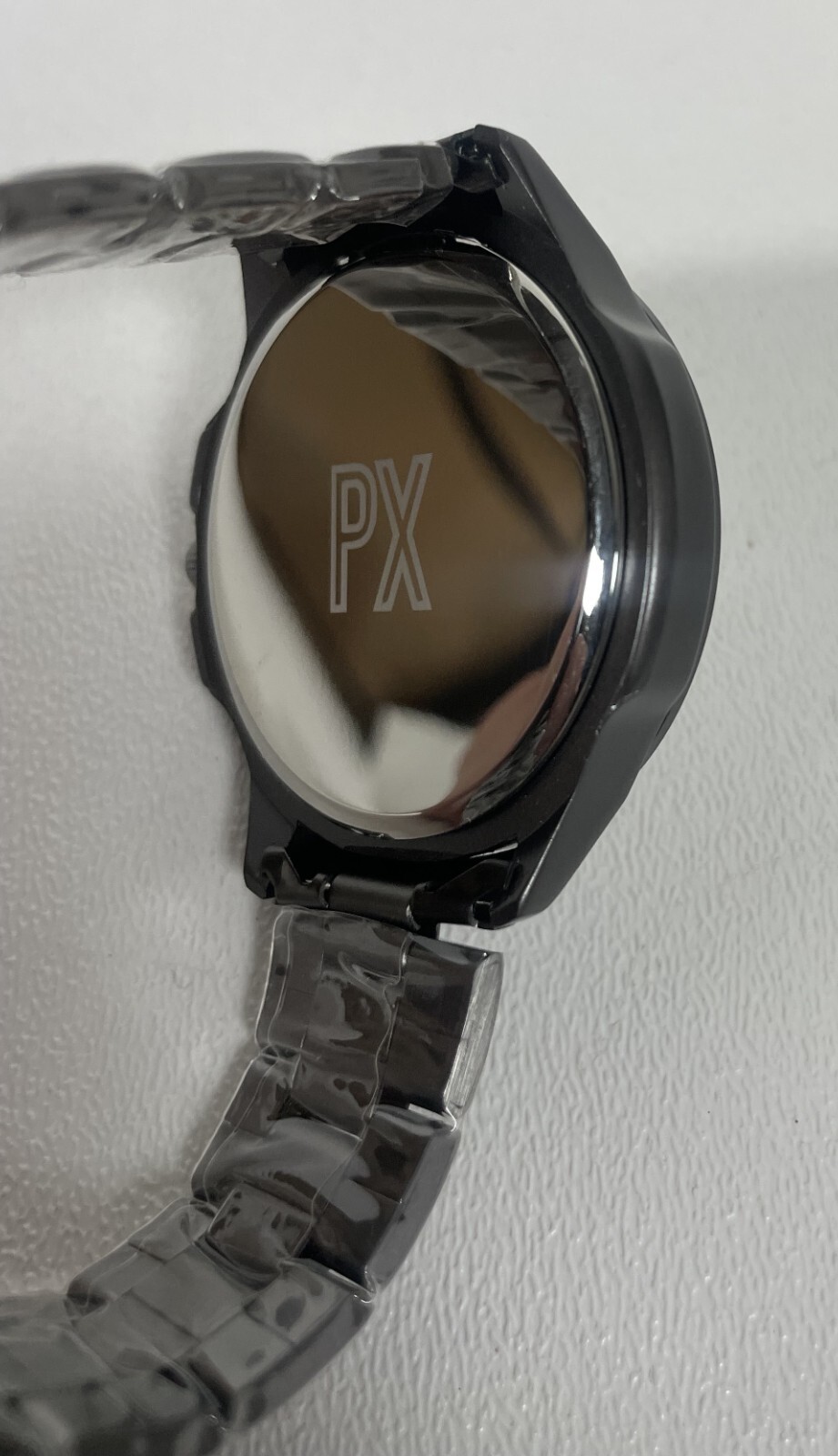 Brand New PX “Coby” Black Stainless Steel Watch – Sleek Minimalist Design