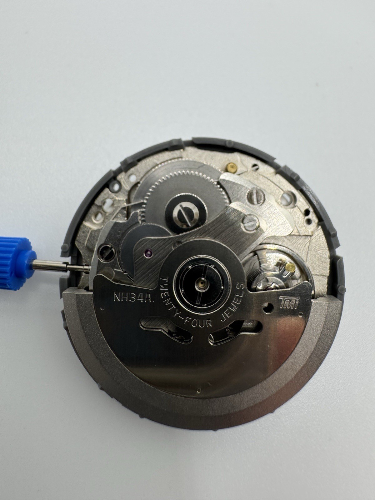 SEIKO SII TMI NH34 NH34A GMT Automatic Watch Movement White Date Genuine