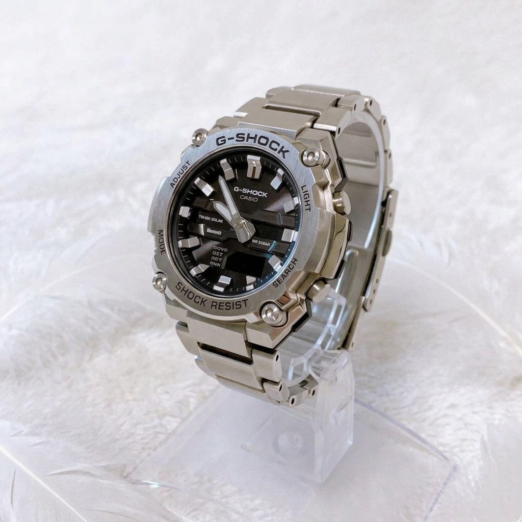 Casio G-Shock GST-B600-1AJF G-Steel Bluetooth Mobile Link Solar Men Wrist Watch