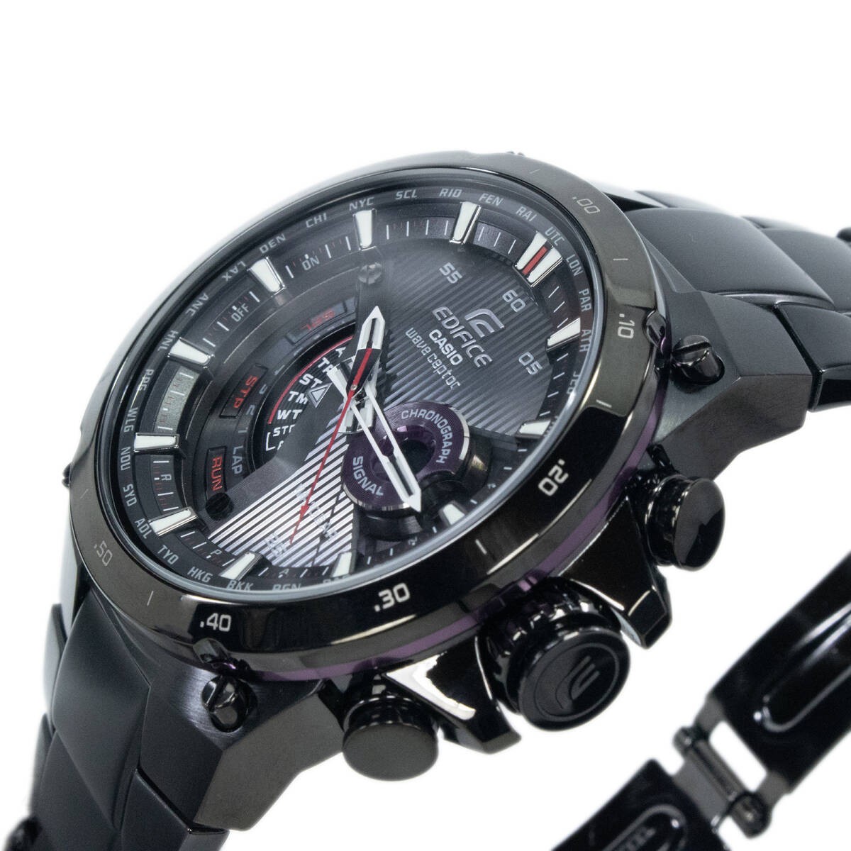Working Item New Casio Men’s Watch Rechargeable Solar Radio EQW A1000DC 1AJF Bla