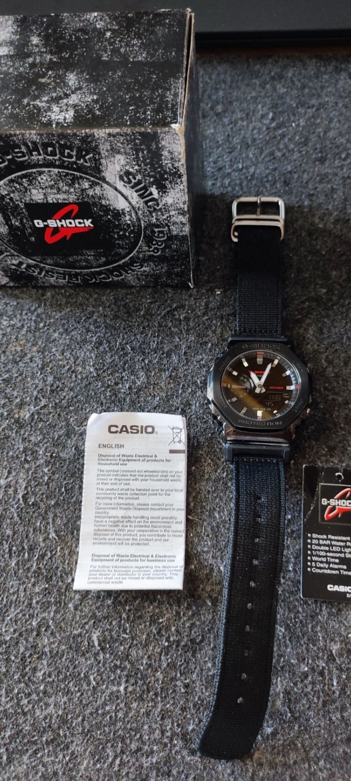 Casio GM-2100CB-1AER G-Shock. Boxed with full kit.