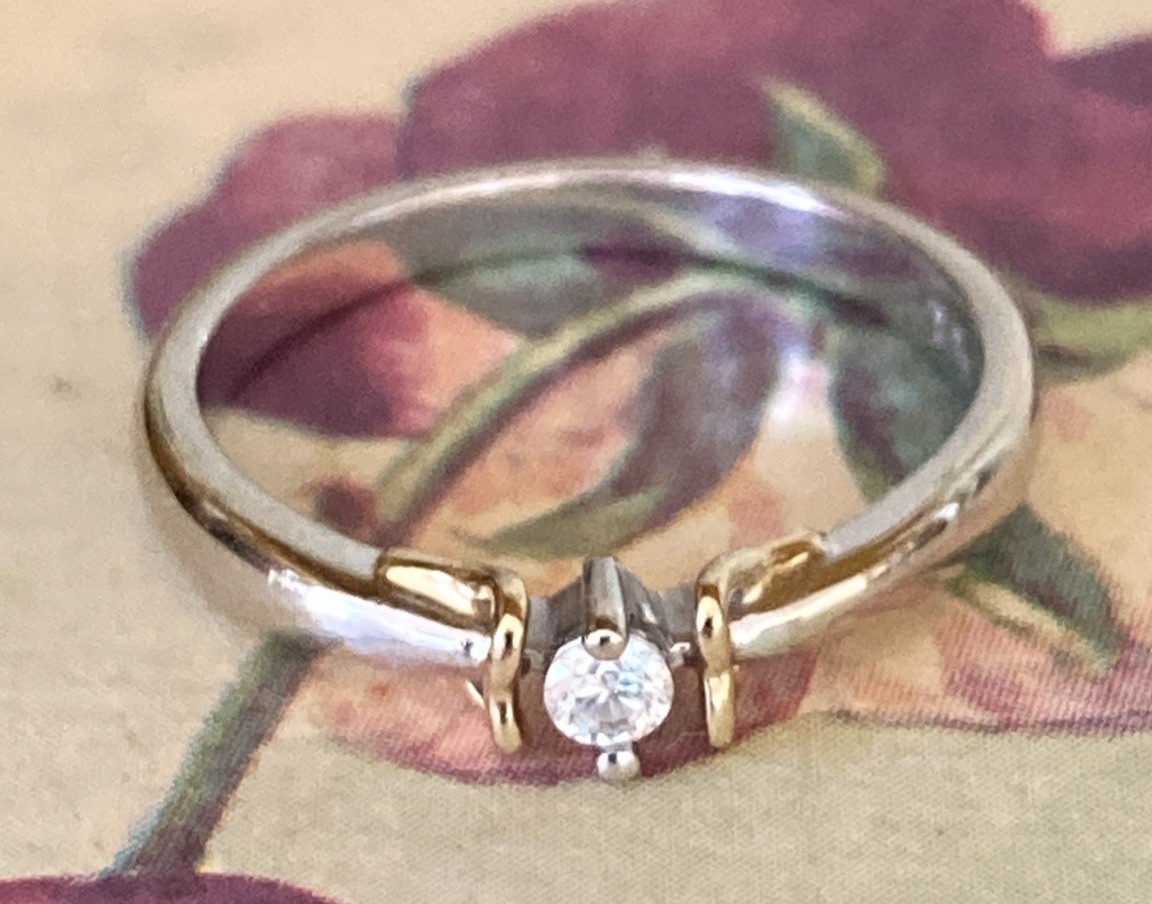 14k White Gold Diamond Solitaire Ring Size 6.5 – 3mm Stone 2.50 Grams
