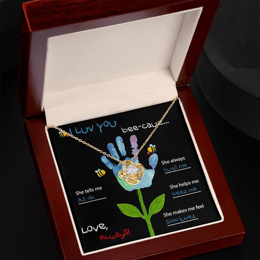 Mother’s Day from Kid Pendant Necklace Birthday Gift Wife
